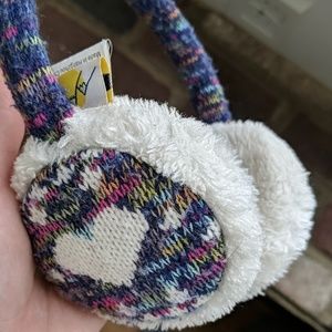 6/25🌺 girls heart ear warmer